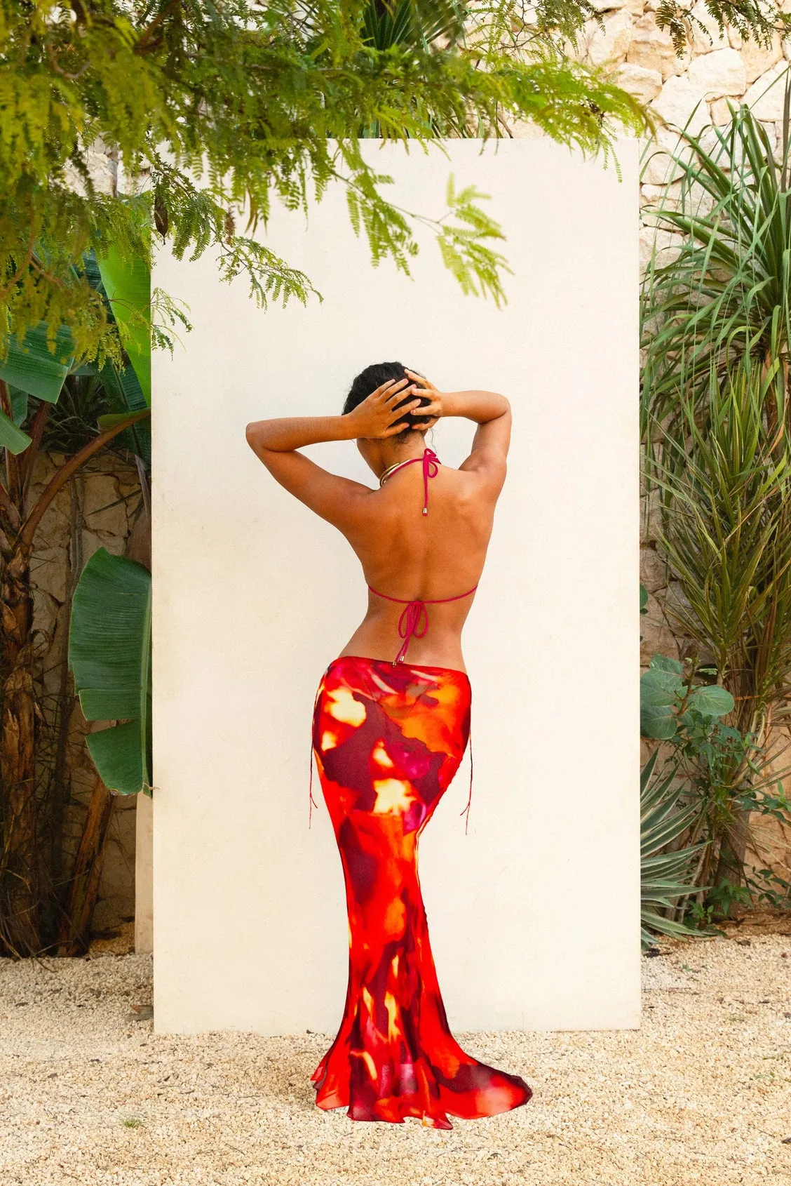 A&A 3 Pieces Cover Up Bikini Set