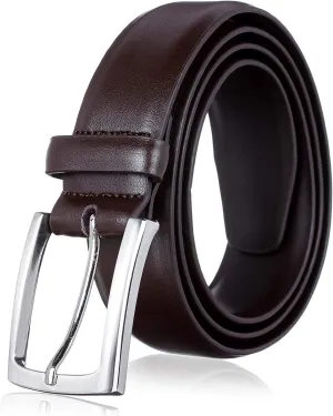 KM Legend Mens Genuine Leather Dress - Classic & Fashion For Work Business And Casual Belt