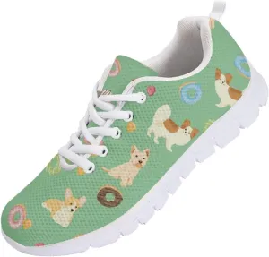 Modysero Womens Tennis Shoes Breathable Anti Slip Personalized Shoes for Women Funny Trendy Walking Sneaker for Ladies