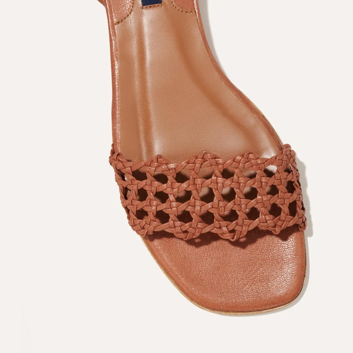 The Soleil Sandal - Saddle Leather