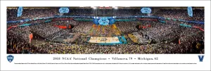 Villanova Wildcats 2018 NCAA Basketball Champions Panoramic Poster Print - Blakeway